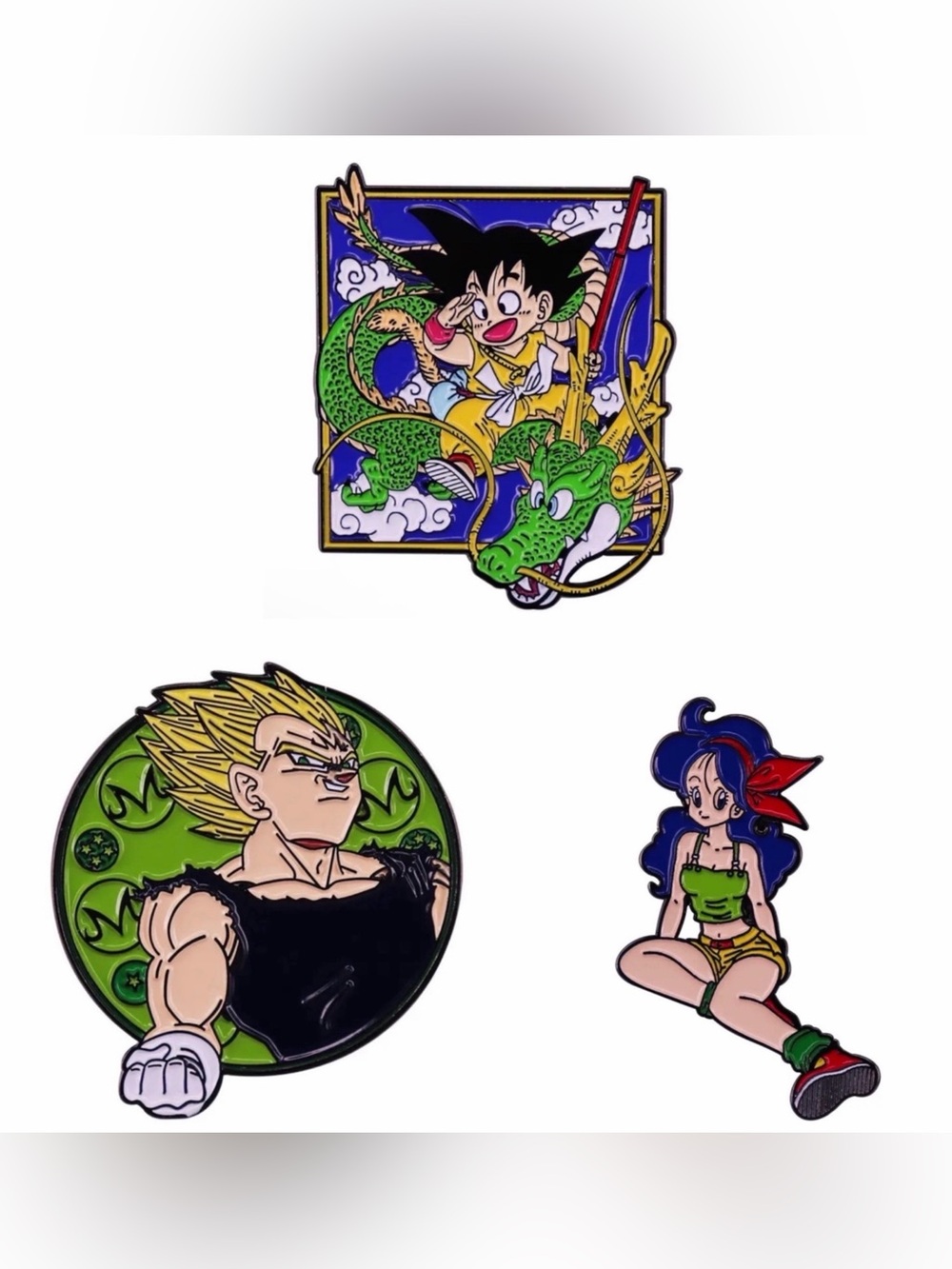 Dragon Ball Enamel Pin Set - Multicolor